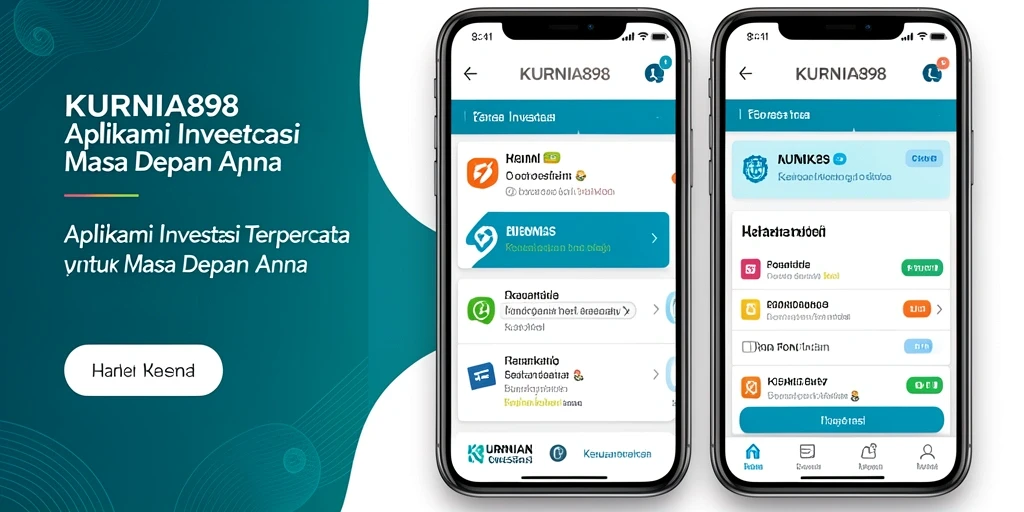 Tampilan antarmuka KURNIA898 yang sederhana dan menarik untuk pengguna Investasi.